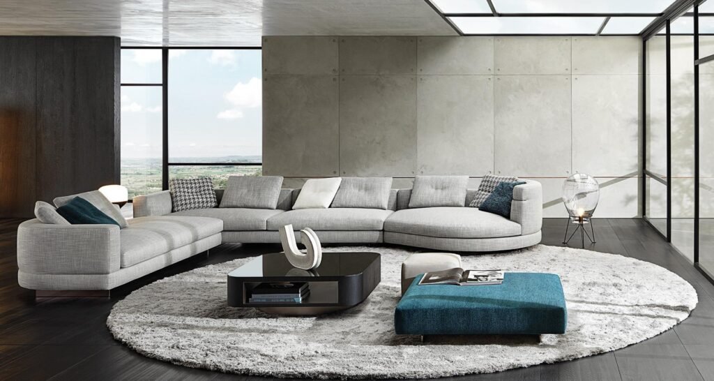 Custom modular sofa